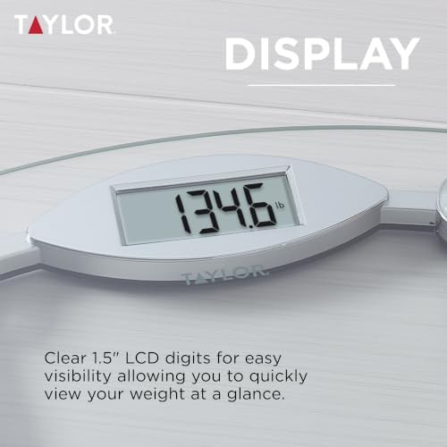 Clear glass chrome base digital scale — photo 3