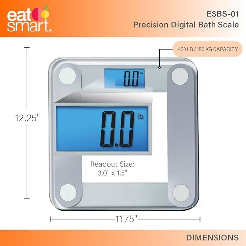 Grey backlit display digital bathroom scale — photo 3