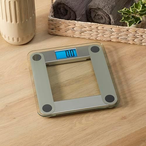 Grey backlit display digital bathroom scale — photo 5