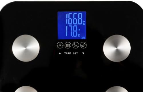 Body fat analyzer scale with touch controls — photo 5