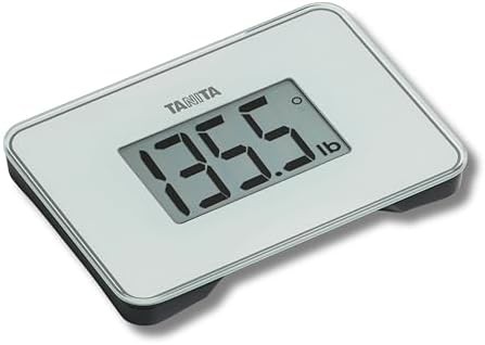 Ultra compact pearl white travel scale