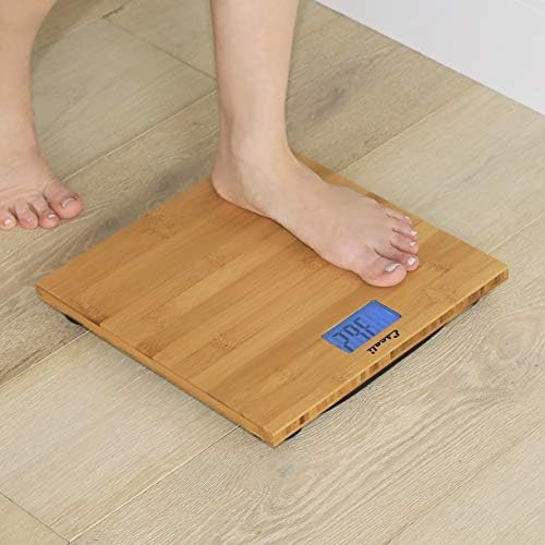 Bamboo electronic bathroom scale — photo 4