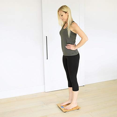 Bamboo electronic bathroom scale — photo 5