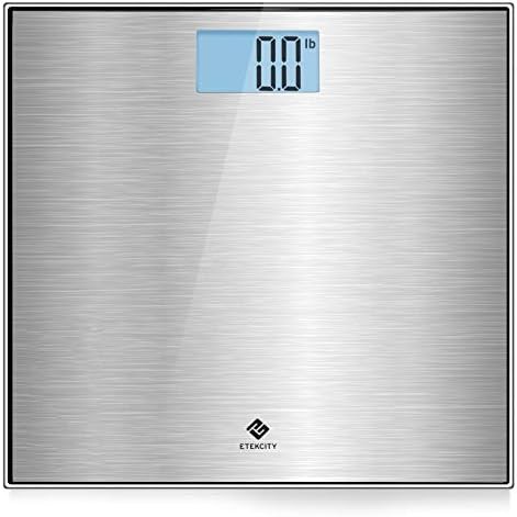 Stainless steel digital body weight scale