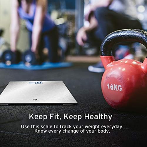 Stainless steel digital body weight scale — photo 4