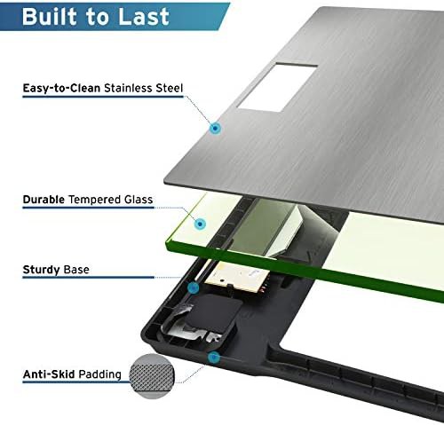 Stainless steel digital body weight scale — photo 5