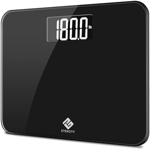 Extra wide platform digital bathroom scale