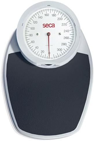 White mechanical floor scale for pounds only