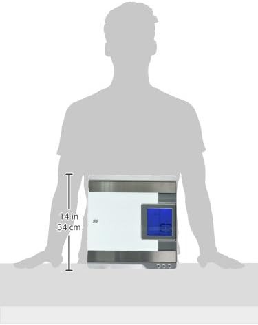 Body analysis glass scale with blue backlight — photo 3