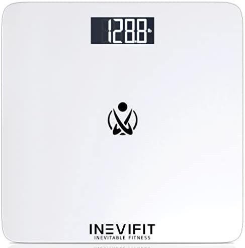 Fitness focused digital tempered glass scale