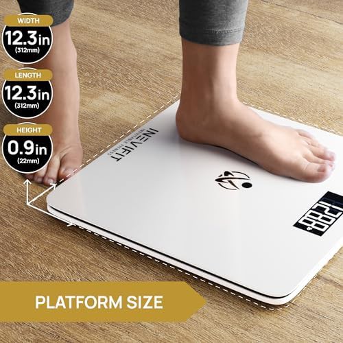 Fitness focused digital tempered glass scale — photo 4