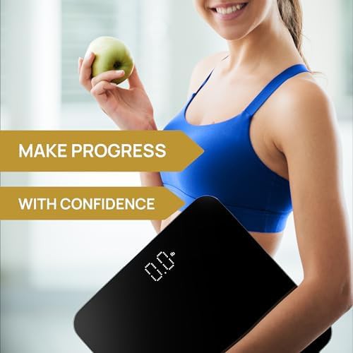Digital fitness scale with tempered glass — photo 3