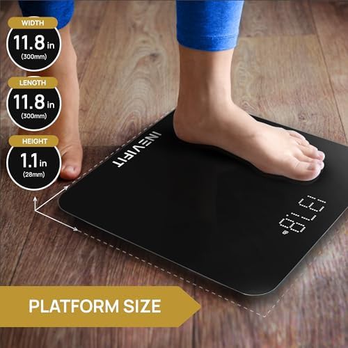 Digital fitness scale with tempered glass — photo 4