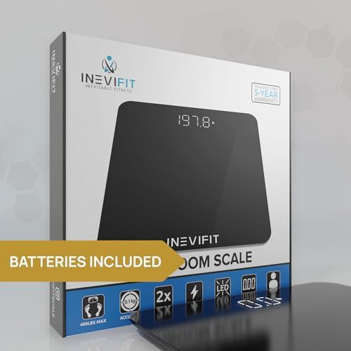 Digital fitness scale with tempered glass — photo 5