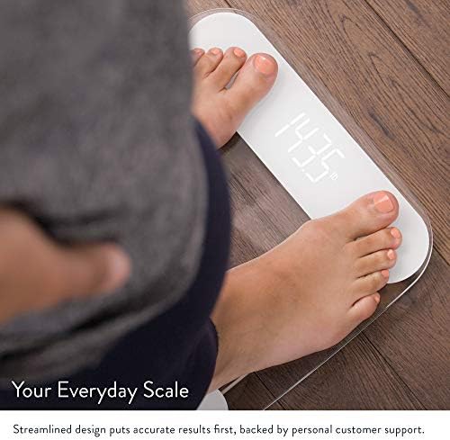 Clear glass scale with backlit display — photo 4