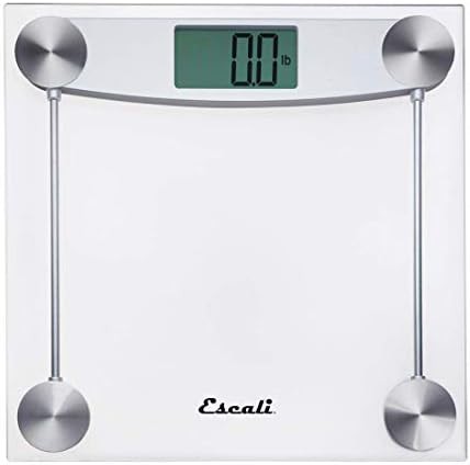 Extra large clear glass bathroom scale