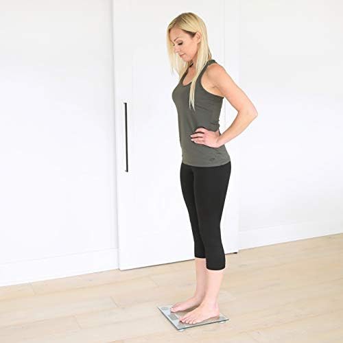 Extra large clear glass bathroom scale — photo 4
