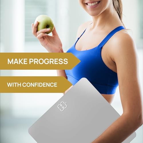 Premium digital scale with tempered glass platform — photo 3