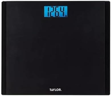 Black talking tempered glass scale 550 lb