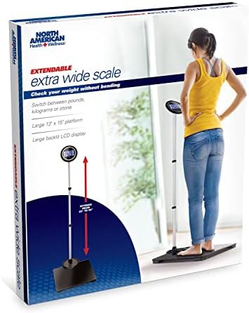 Digital scale with extendable display