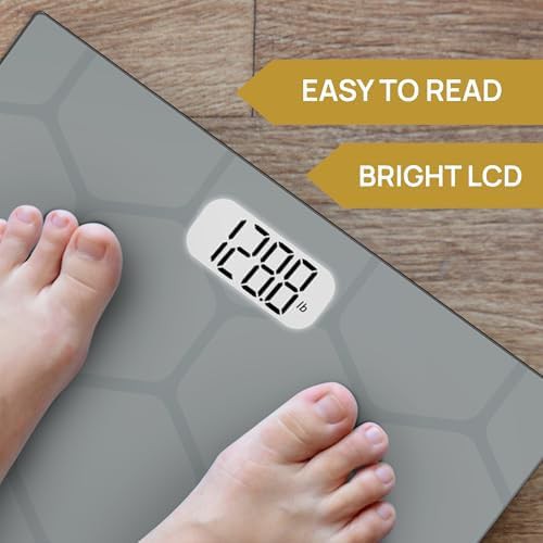 Digital bathroom scale with tempered glass — photo 4