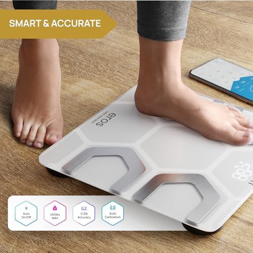 Eros white smart body fat scale with app — photo 5