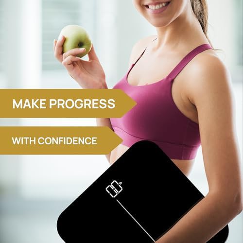 Premium fitness scale with tempered glass — photo 3