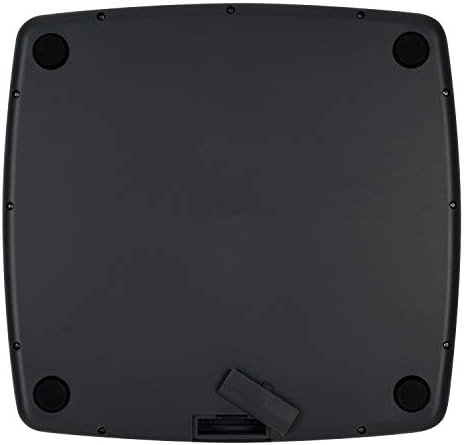 Black digital scale with body composition metrics — photo 5