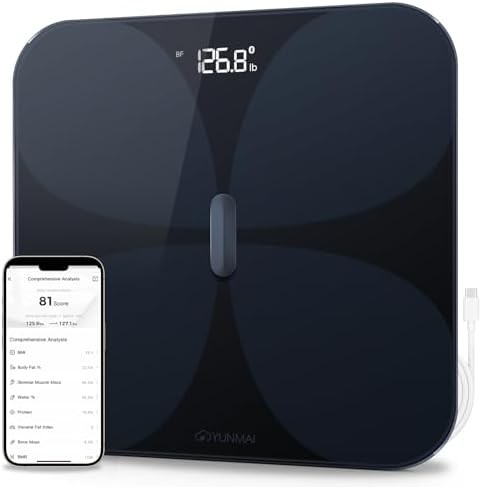Yunmai rechargeable smart body composition scale