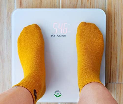White talking digital bathroom scale — photo 4