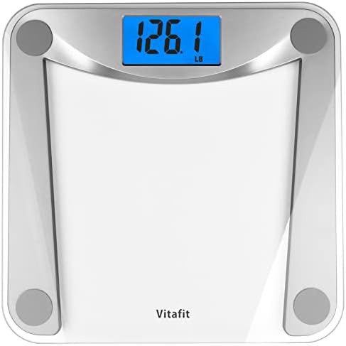 Clear tempered glass digital scale
