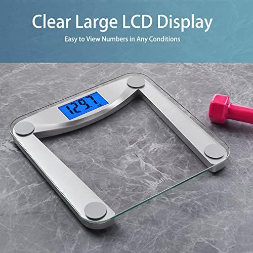 Clear tempered glass digital scale — photo 3