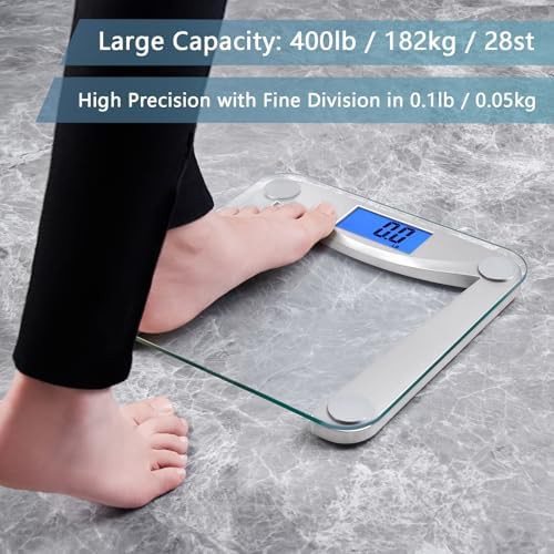 Clear tempered glass digital scale — photo 4
