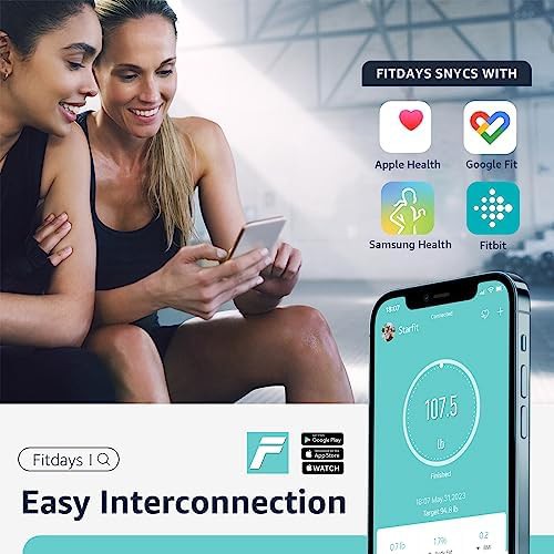 Black smart scale with BMI health monitoring — photo 3