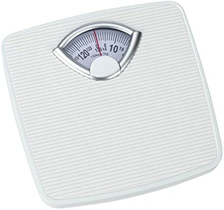 Analog metal non slip white scale