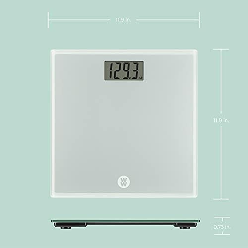 Clear glass digital scale with large display — photo 5