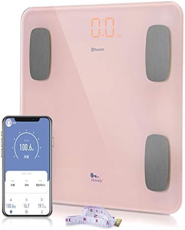 Himaly pink bluetooth smart bmi scale