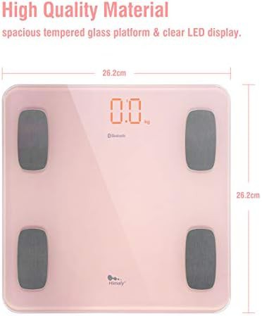 Himaly pink bluetooth smart bmi scale — photo 4