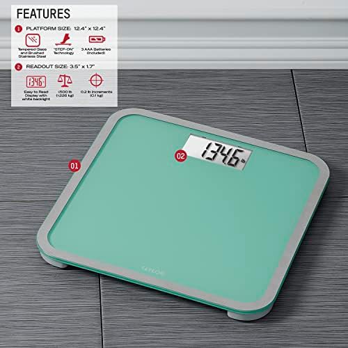 Seafoam green tempered glass scale — photo 3