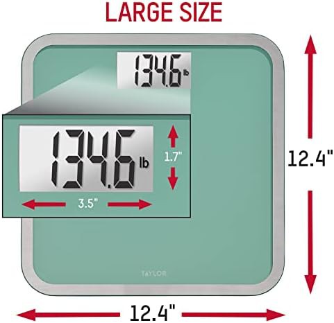 Seafoam green tempered glass scale — photo 4