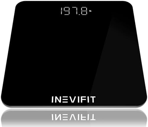 Digital weight scale with fitness app sync