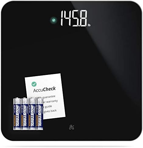 Onyx black digital scale for fitness
