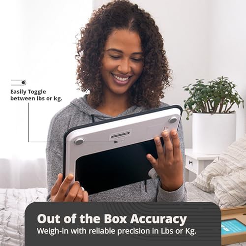 Onyx black digital scale for fitness — photo 3