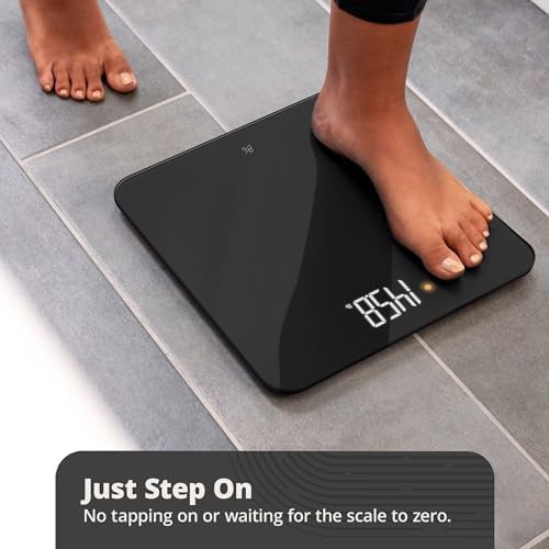 Onyx black digital scale for fitness — photo 4