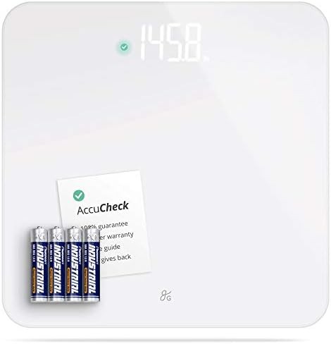 White digital weight scale for seniors