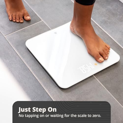 White digital weight scale for seniors — photo 4