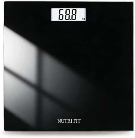 Ultra slim black digital scale with backlight