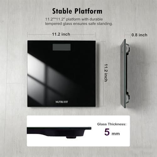 Ultra slim black digital scale with backlight — photo 5
