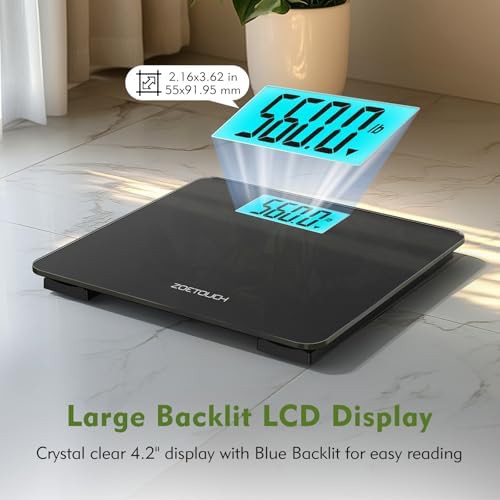 Extra wide platform digital bathroom scale — photo 3