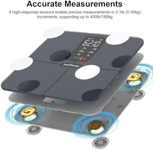Smart body fat scale with large display — photo 5